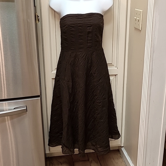 J. Crew Dresses & Skirts - J. Crew Dark Chocolate Strapless Dress